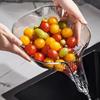 Multifunctional Sink Strainer Leftover Drain Basket Fruit and Vegetable Washing Basket Hanging Drainer Rack Kitchen Accessories