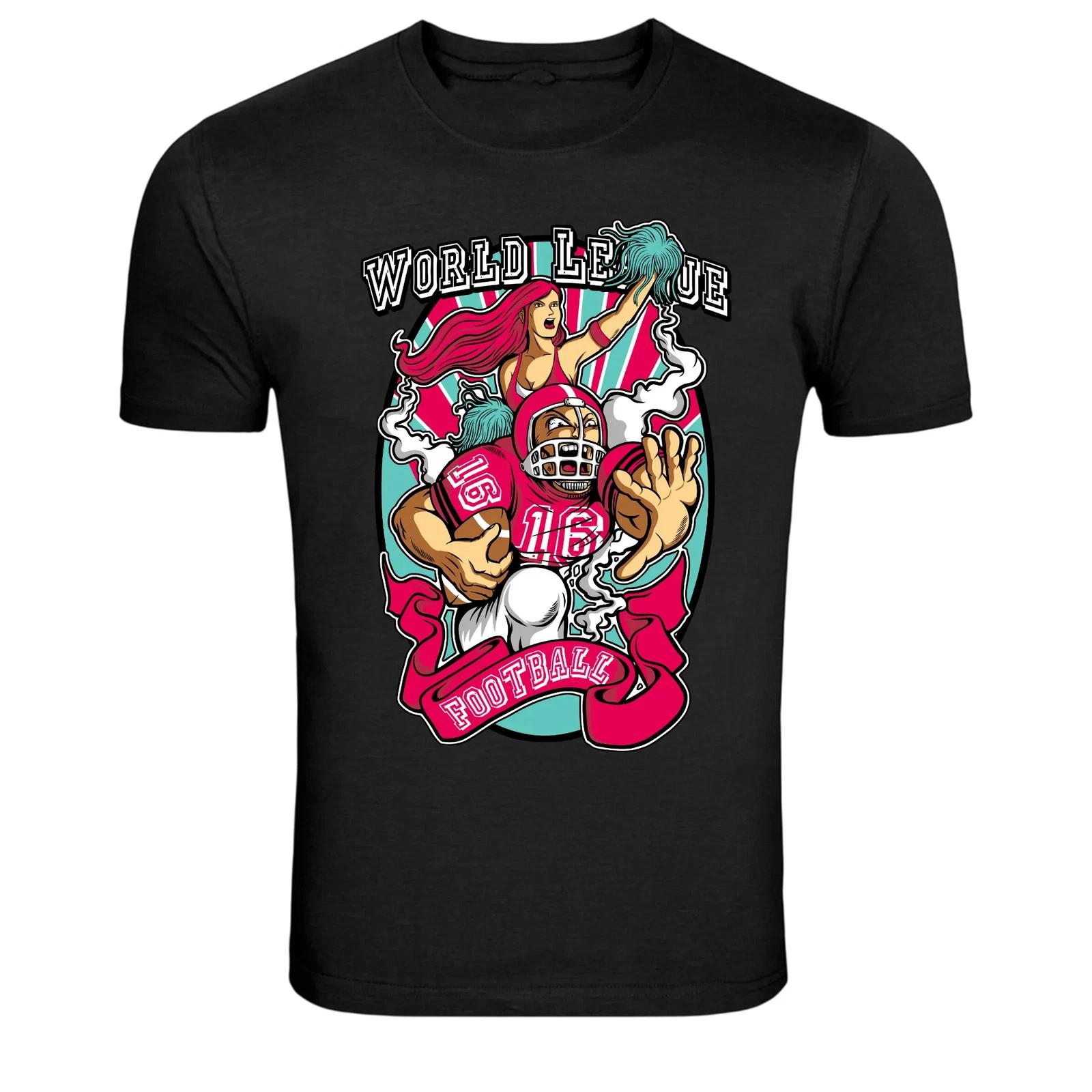 

World League Football Cheerleader Player Graphic T-Shirt 4XL