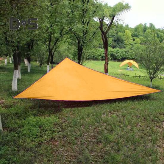 Outdoor Sun Shade Sail with Carabiner UV Blocking Triangle Canopy Permeable Breathable Heavy Duty Deck Backyard Patio Shade Cover