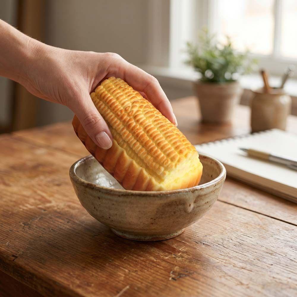 Sensory Roasted Corn Squeeze Toy Relax Gift Slow Rebound Squeeze Toy Kids Toy