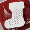 Food Safe Silicone Christmas Stocking Molds Easy Release Design Handmade Holiday Decorations Crafting Supplies