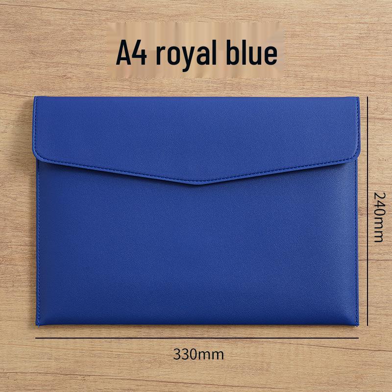 A4 Leather Document Holder with Customizable Logo