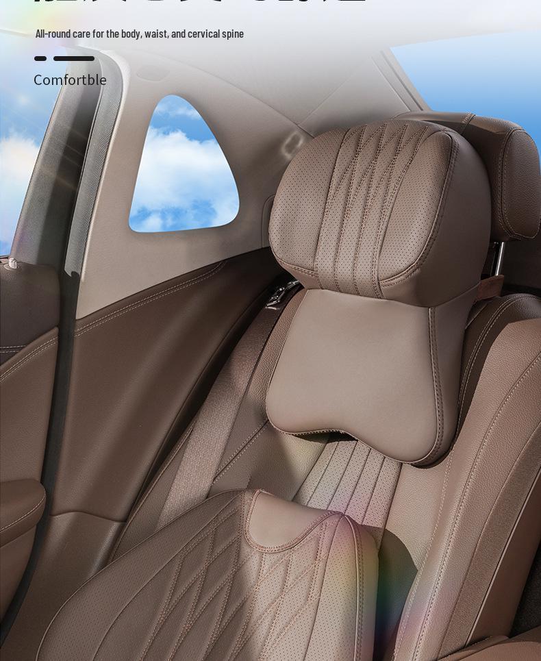 Hongqi Car Neck and Lumbar Support Cushion for HS5, HS7, H9, E-QM5, H5
