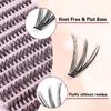 30P40P Hot Melt Multi-Haired False Eyelashes Segmented Self-Grafting Thick Natural Stage Flat False Eyelashes