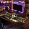 Pittsburgh Penguins Customized Name Text Mouse Pad, Large Desk Mouse Mat Personalized Home Office Present