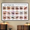 Eyelash Shop Decor: Poster Featuring Eyebrow, Eye, Lip Tattoo & Nail Art