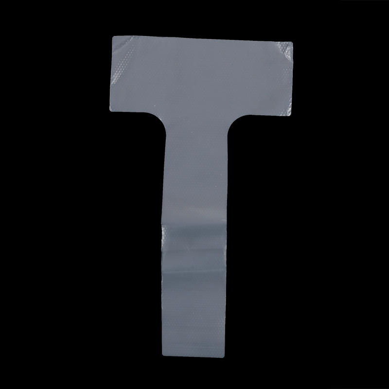 100 Pieces Thick Gusseted TShape Takeout Bags with Snap Closure for Bubble Milk Tea Coffee Food Packaging and Leak Proof Carry