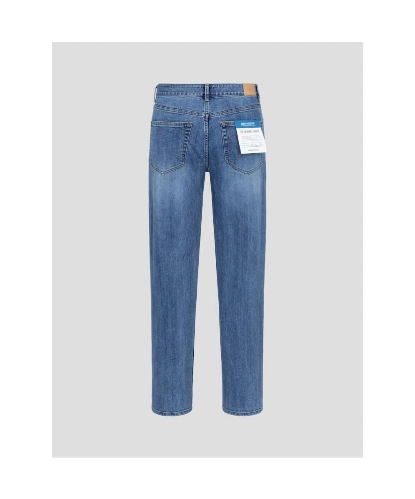 Binpolmen [Essential] Standard Fit Denim Pants Blue