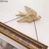 Golden Pigeon Wall Hanging Ornaments Creative Dove Decorative Hooks Living Room Display Wall Hangings Hooks Room Aesthetic Decor