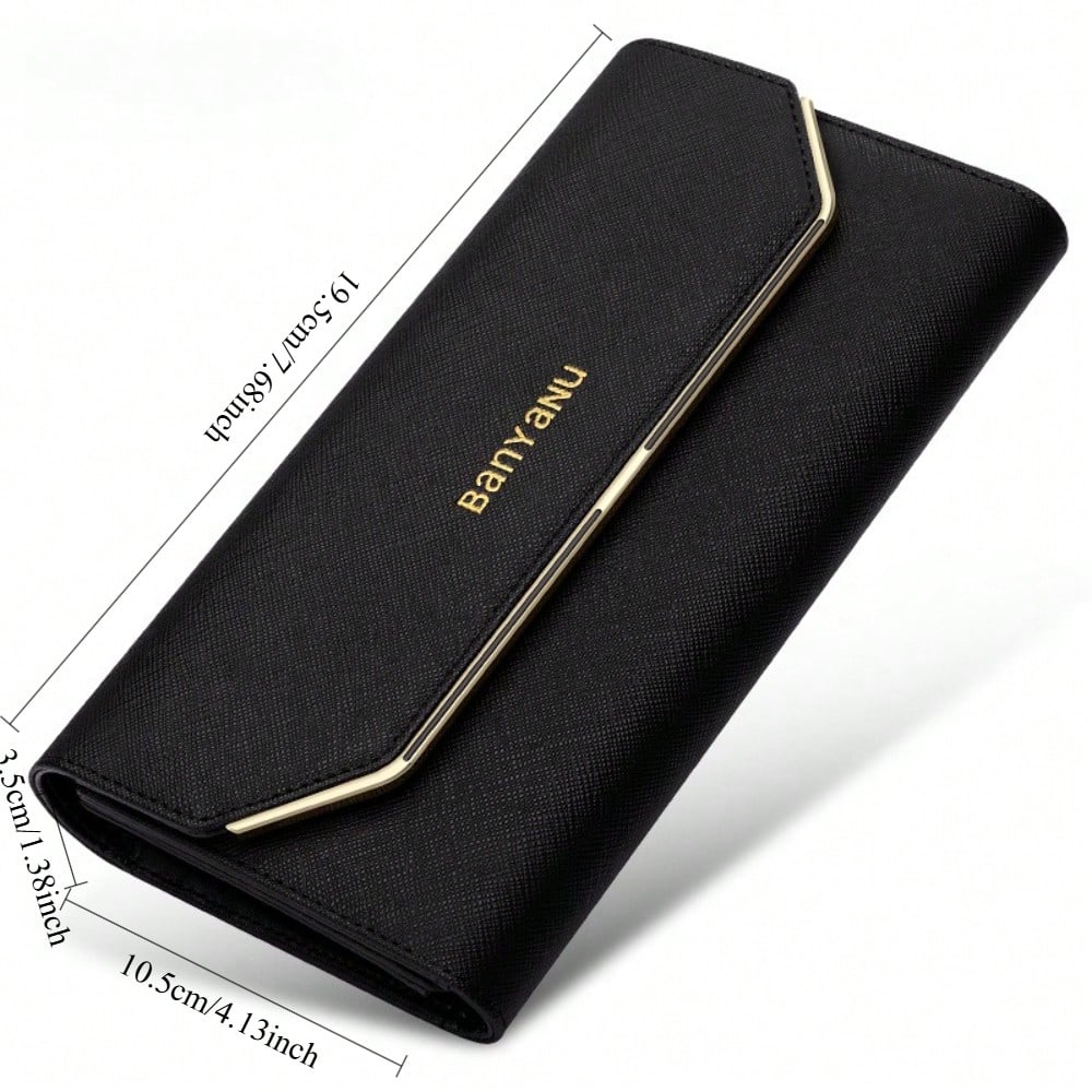 Portefeuille Femmes Long Simple Mode Portefeuille Femmes Fin