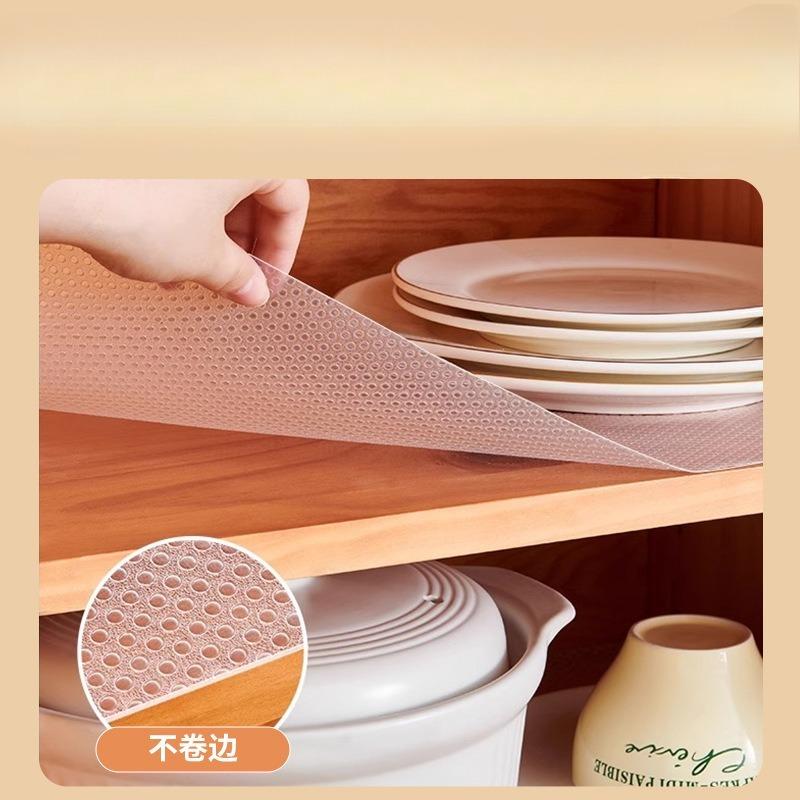 Reusable Drawer Liners Kitchen Cabinet Shelf Waterproof Table Cover Mat Refrigerator Pad Tablecloth Moistureproof Kitchen Mats