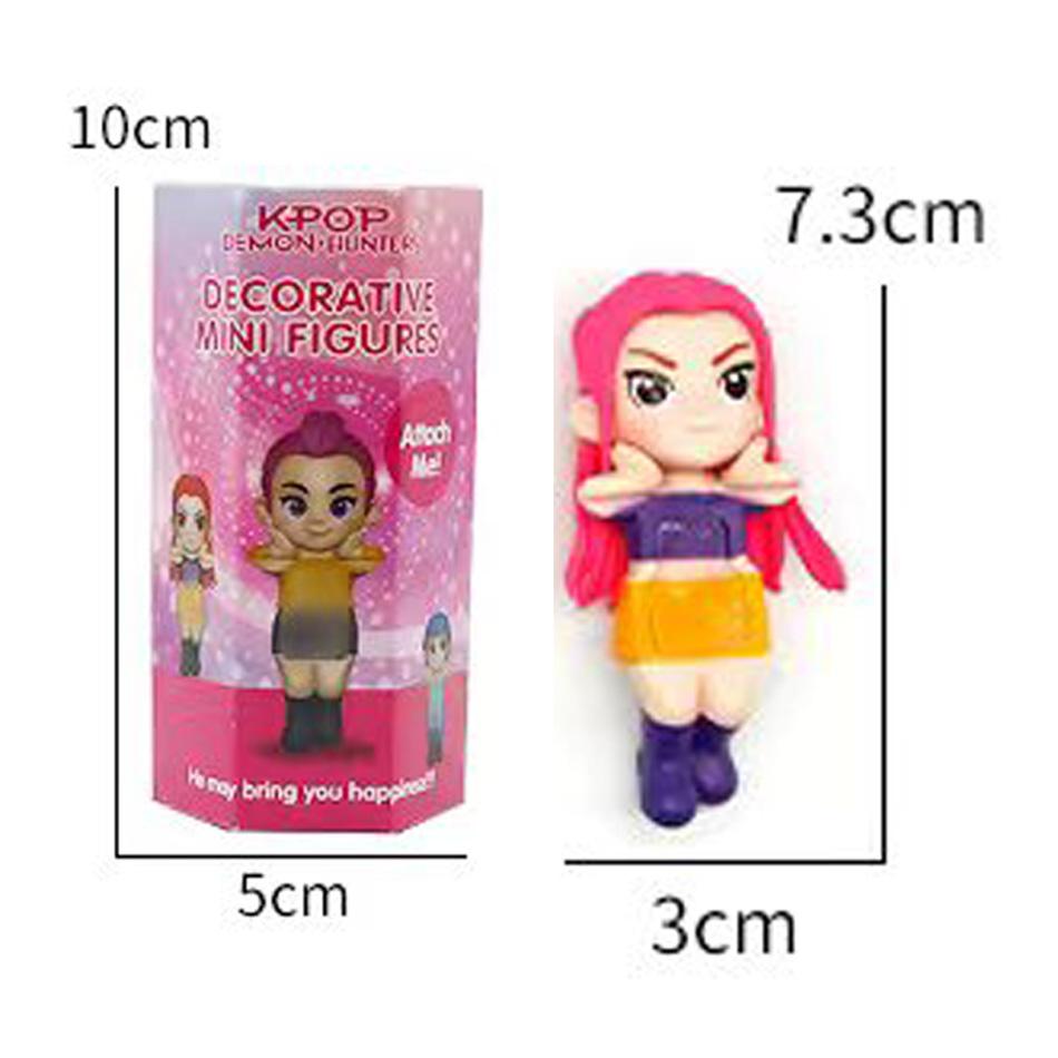 12pcs Kpop Demon Hunters Action Figure Toy Derpys Tiger Rumi Mira Zoey Sussy Figurine Doll For Christmas Gifts