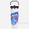 30Oz K-Pop Portable Car Cup Stainless Steel Thermos Cup with Straw Travel Sports Water Bottle with Handle Cover Coffee Vacuum Flask