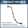 Radiator Hose Heater Hose No.17128602668 for BMW M550i XDrive 4.4L 2018-2019 Black Plastic 1 Pc Cooler Cooling Water Pipe Good Sealing