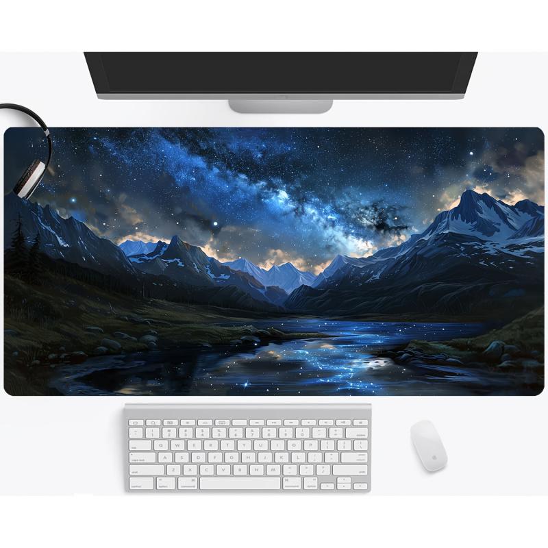 Veelzijdige Rechthoekige Muismat Stofoppervlak Duurzaam Muismat Gestikte Rand Voor Kantoor Gaming Studie PC Laptop Desktop Accessoires