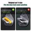 Car Door Lock Silicone Cover Absorber Pads Door Lock Latch Protective Covers Anti-Collision Silicone Soundproofing Cover