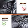 Soft Carbon Fiber Speed Meter Lower Trim Sticker For BMW 6 Series E63 E64 04-10