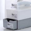 1PC Desktop Storage Box Cosmetics Storage And Office Stationery Storage Cabinet Can Be Stacked And Combined For Drawer Storage