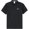 Adidas Polo Shirts Men's Black Polo Collar Moderate JG1303