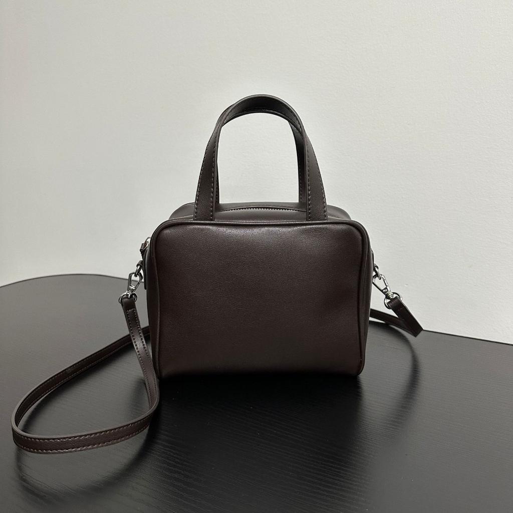 TR same Ray small square bag, leather simple portable shoulder messenger bag, tofu bag, hand carry camera bag, tote bag