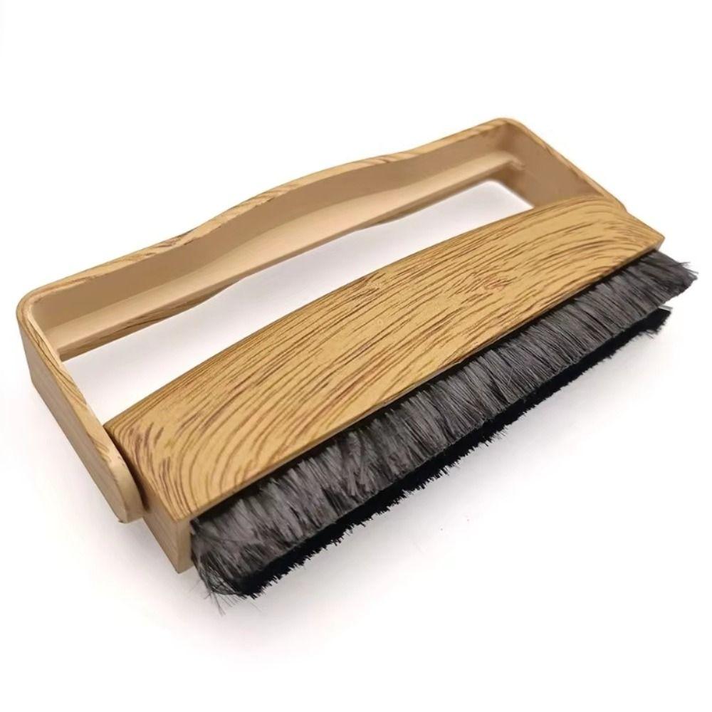 Safe Compact LP Turntable Dust Remover Soft Bristle Phonograph Record Cleaner Tool for Audiophiles