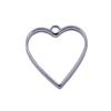 Geometric Openwork Resin Charms MOON HEART Pendants Multi Color Alloy Jewelry Component