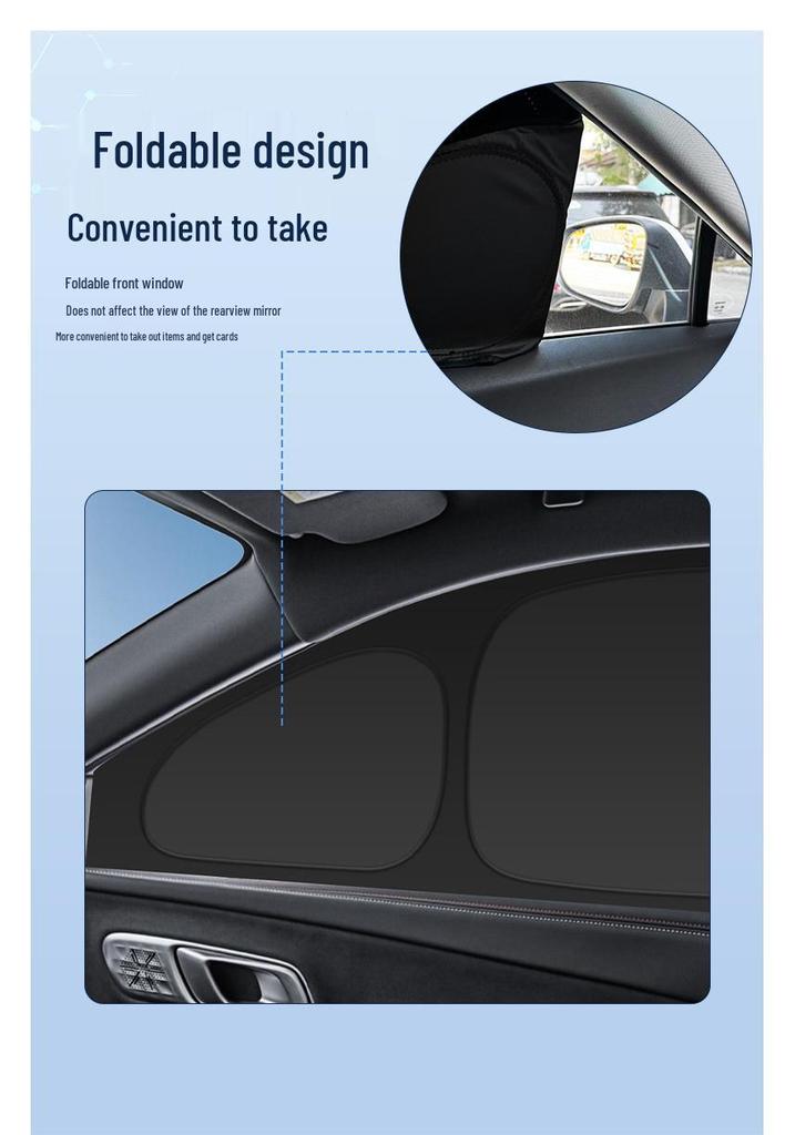 Hongqi HS6 Car Window Sun Shade - Heat Insulation & Privacy Shield