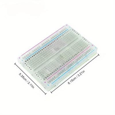 1 Set Breadboard Jumper Wires 40Pin 10CM Male To Male Dupont Wire 400 Point Breadboard For Arduino DIY Kits