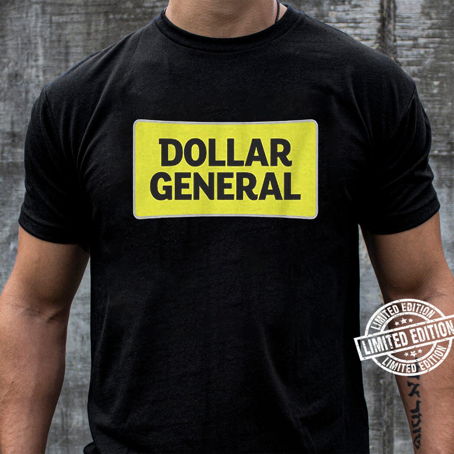 Rare Dollar General Black Unisex Cotton T-Shirt S-5XL XXXXL