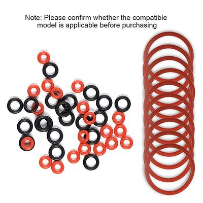 50 pezzi/set guarnizione di tenuta O-ring in silicone per macchine da caffè guarnizioni O-ring set di manutenzione accessori per macchine da caffè compatibili