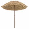 Beach Umbrella Natural 205 X 205 X 210 Cm Polyester and Steel