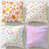 Starry Sky Texture Cushion Cover Soft  EasyWash Pillow Case  Versatile for Couch Bed Travel and Office