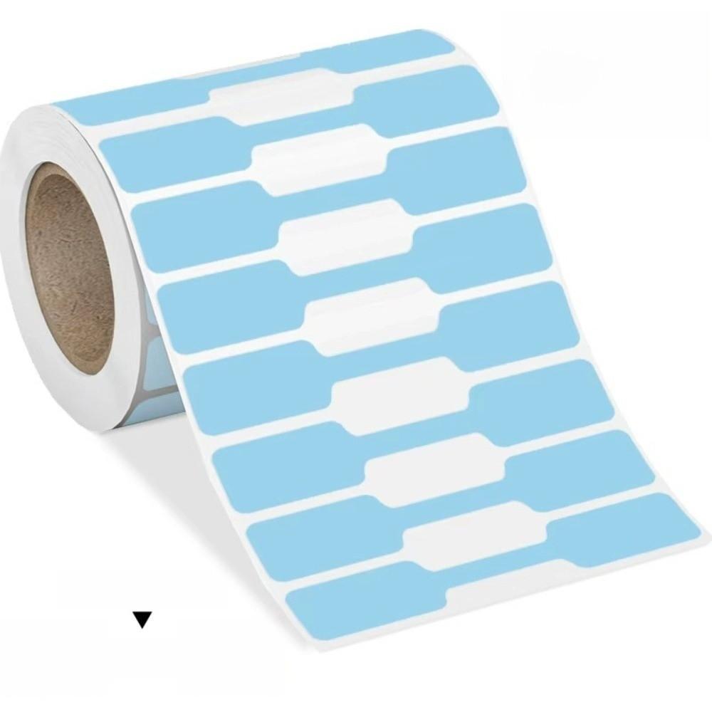 500Pcs Portable Price Tags Blank Kraft Paper Tags Ring Price Tags Sticker Jewelry Display