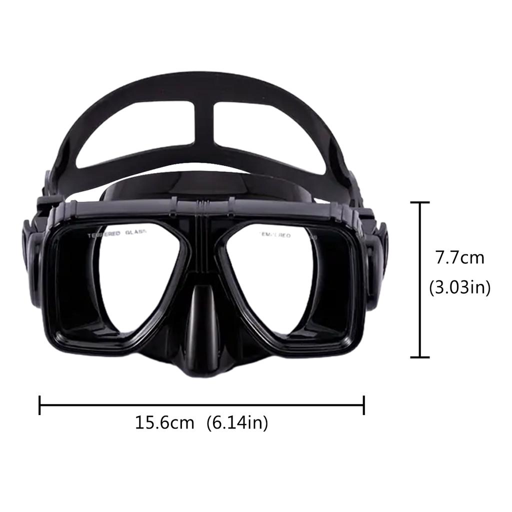 Taucherbrille für Erwachsene mit großen Gläsern, Anti-UV, Anti-Beschlag, mit innovativem Trocknungsventil und Atemrohr für ein komfortables Unterwassererlebnis