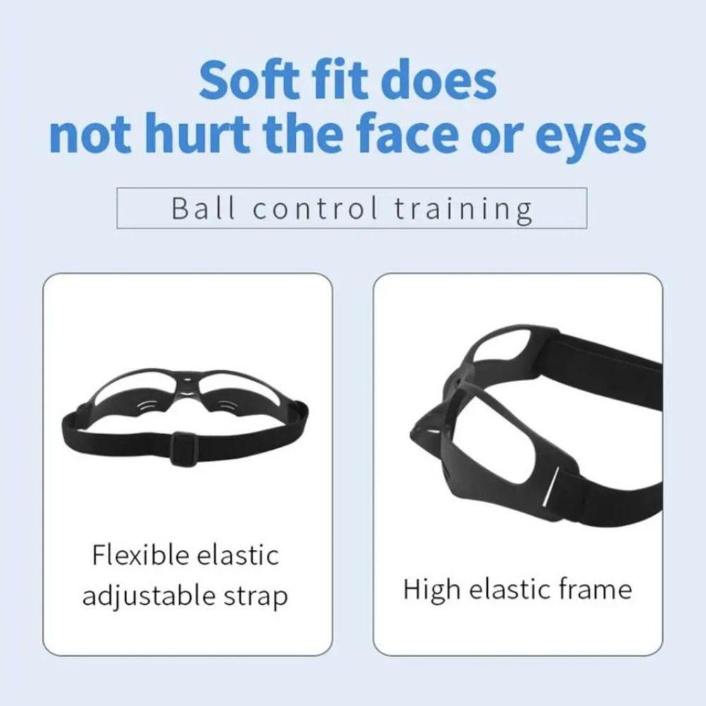 Verstellbare Trainingsbrille Anti-Verbiegen Kopf Basketball Dribbelbrille Jugendwettkämpfe