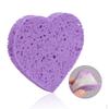 5x Heart Shaped Cleansing Sponge Washing Pad Makeup Removal