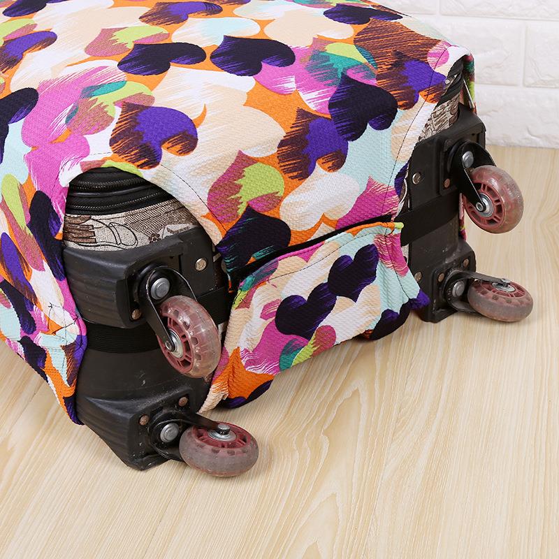 Multi Color Print Luggage Cover Suitcase Cover Protector Suitcase For 18-28 Inch Luggage Boot Prevent Scratches Travel Accessory