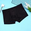 Men Butt Lift Boxer Briefs Solid Color Fake Butt Shorts Padded Hip Buttock Enhancer Breathable Mesh Underwear