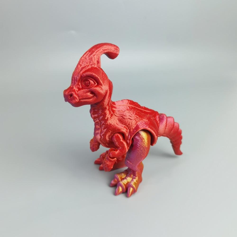 3D Printing Jurassic Tyrannosaurus Rex Triceratops Velociraptor Toy Simulation Dinosaur Animal Figure Joint Movable Boy Gift