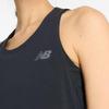 WT43101 Drapey Jersey Tank Dry Quick Dry BK L [New Balance] (WT43101) Women's (Black)