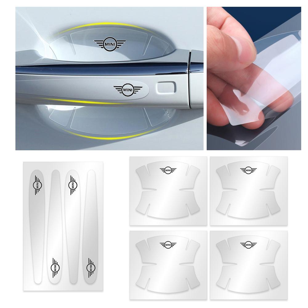 Car Door Handle Stickers Anti Scratch Protective Decal For Mini Cooper JCW Works F54 F55 F56 F57 F60 R50 R52 R53 R55 R56 R57 R58 Ulqch44