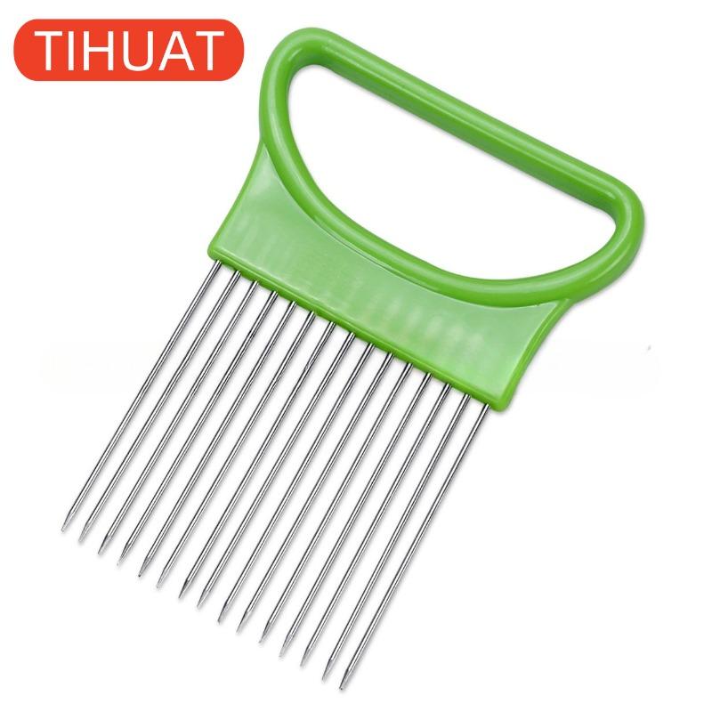 

Stainless Steel Holder for Cutting Vegetables зелений