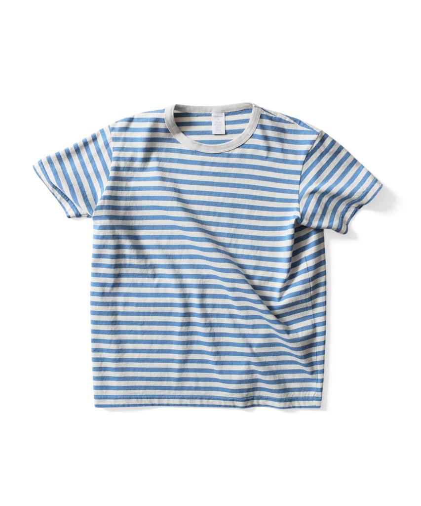 THOMASMORE Chico Stripe Tee - Sky