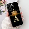 For OPPO A5x 4G Case CPH2725 Cover Luxury Crown Letters Soft Silicone Transparent Phone Cases For OPPO A5x Coque A 5x 2025 Funda