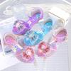 Girls' Sandals Princess shoes2026New Summer Style Children's Crystal Shoes Baby High Heels Soft Sole Little Girls Summer Shoes