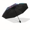Enchanted Tree of Life Wall Art: Vibrant Circular Decor for Any SpaceUmbrella, Portable 3-Fold Compact Umbrella for Men & Women Gift