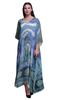 Phagun Elephant Mughal Ladies Kaftan Holiday Loungewear Maxi Dress Beach