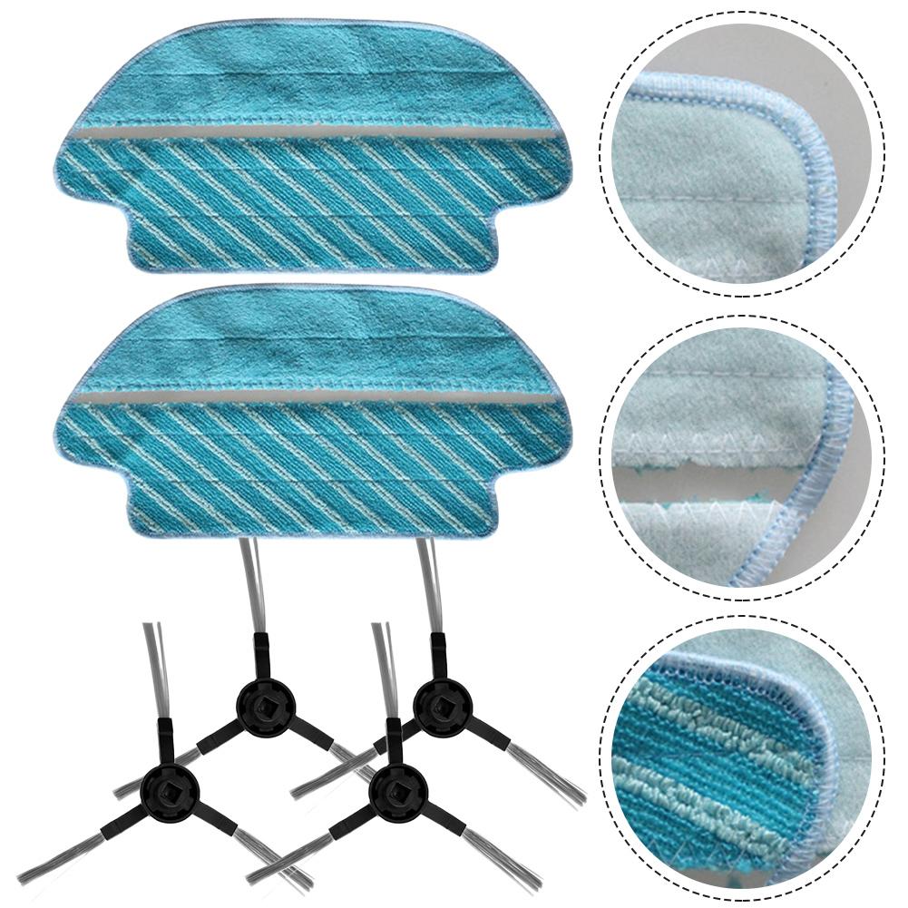 2 Mop Vacuum Cleaner 4 Side Brush Cleaner Spare Parts
