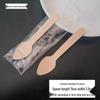 Disposable Individually Wrapped Birch Wood Spoons