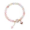 b100 2026 New Summer Simple Ceramic Sweet Transparent Lucky Cat Star Bracelet Fashion Women Beach Fashion Trend Daily Jewelry